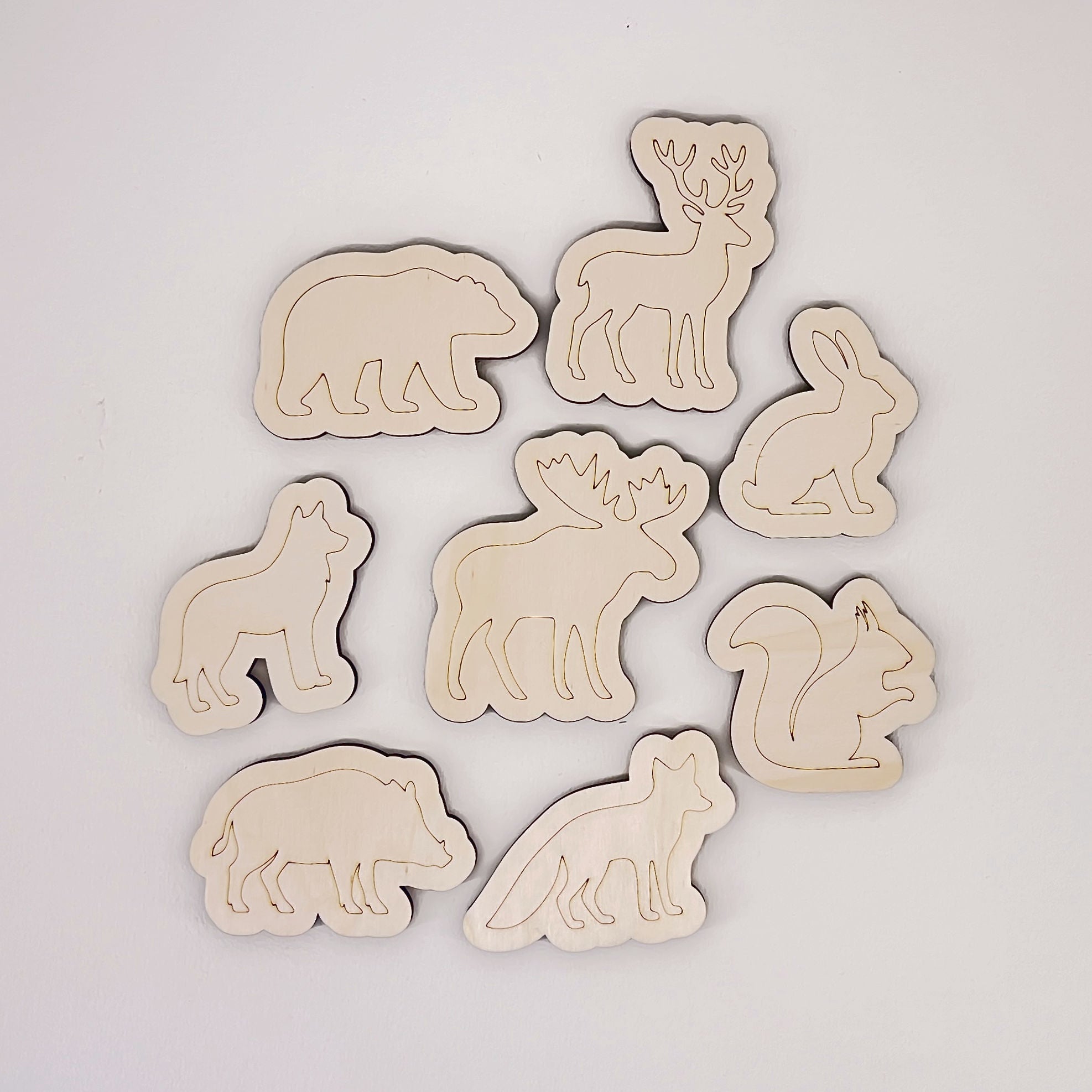 Svenska djur med kontur