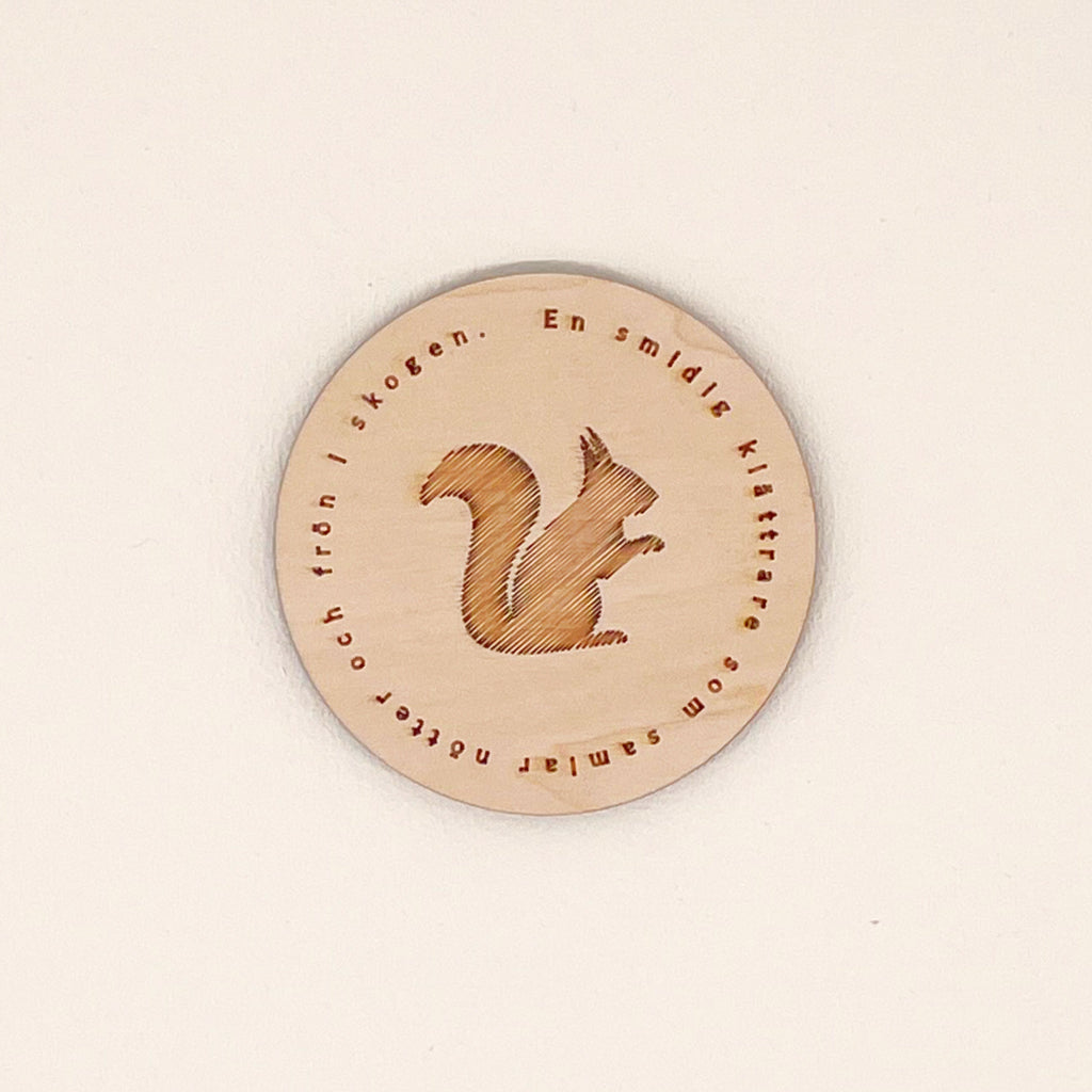 Glasunderlägg - 8 djur